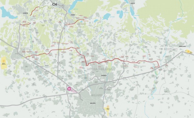 Inquadramento territoriale della Pedemontana