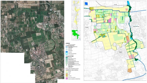 Analisi ambientale - foto aerea e quadro di riferimento paesaggistico ambientale