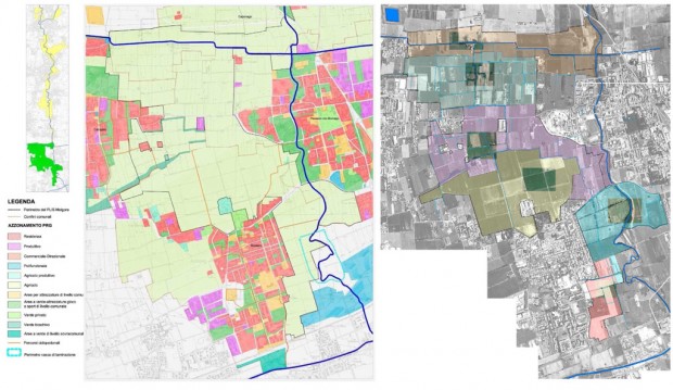 Sintesi della pianificazione vigente e quadro delle sottounità di paesaggio