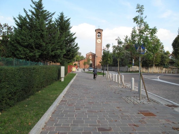 Riqualificazione Via dell'Acqua antistane la Chiesa San Giuliano