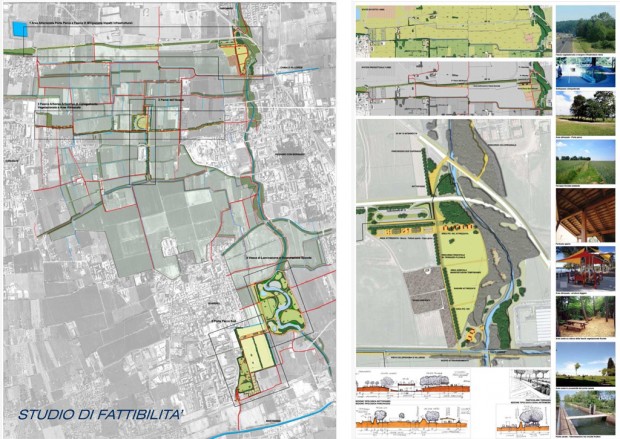 I cinque progetti e l'area attrezzata Porta Parco Nord
