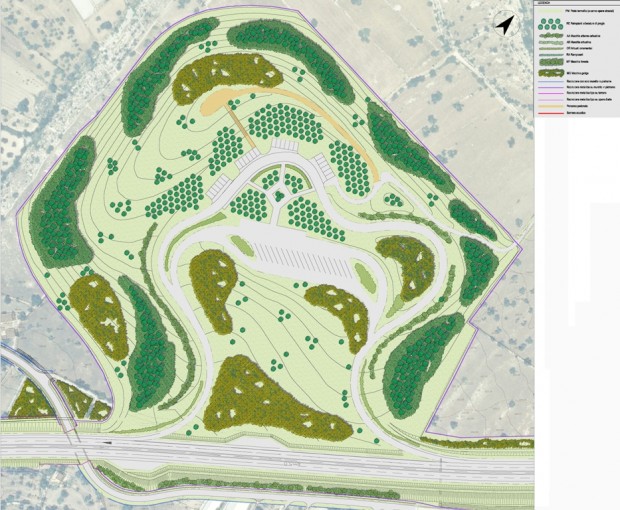 Area di sosta san Bartolomeo, progetto esecutivo